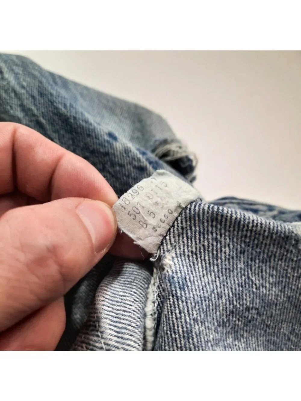 Vintage Levis Jeans Mens 34x30 (Fits 30x30) 501 Distressed Faded USA 80s 1985
